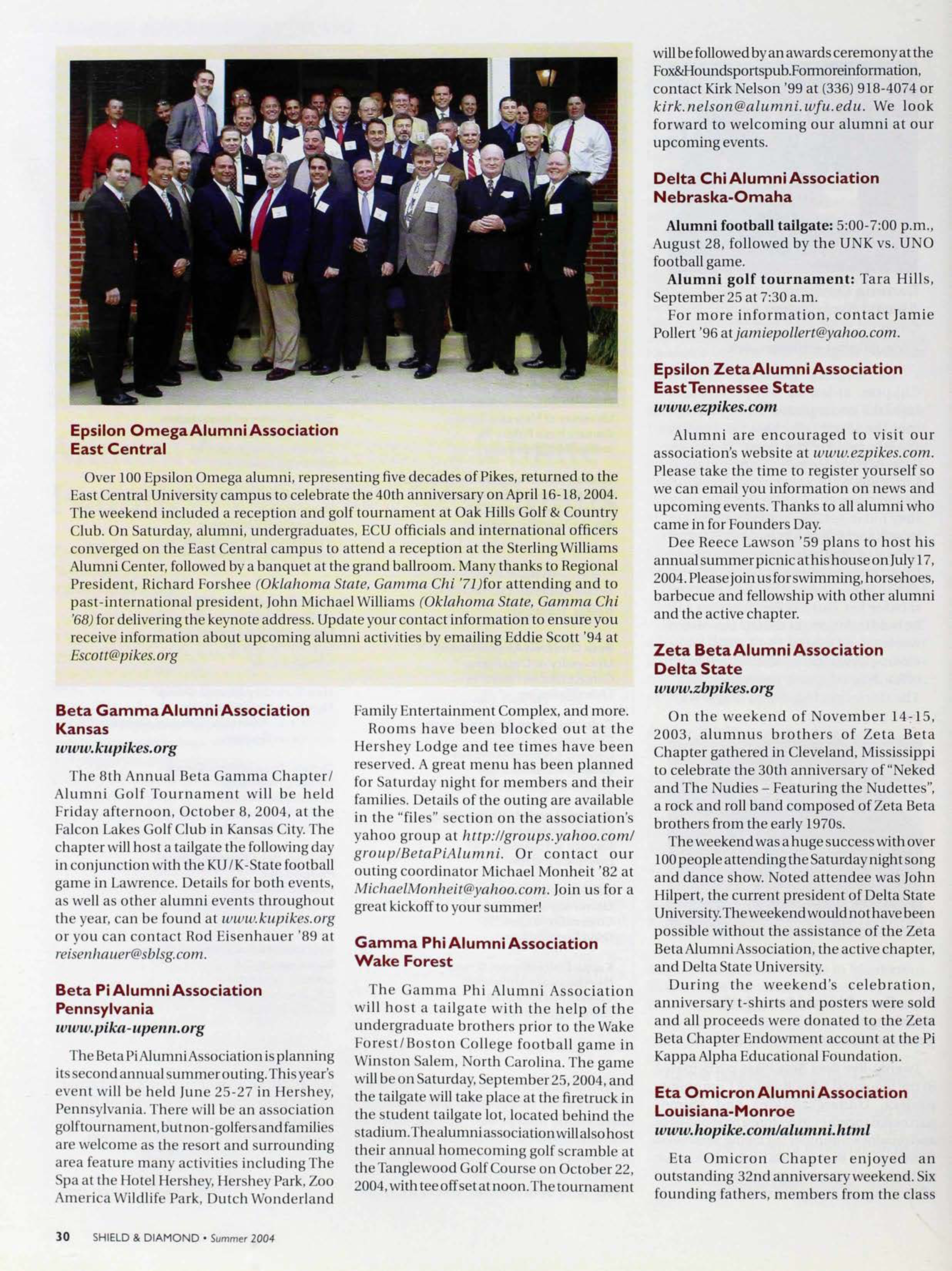 Epsilon Omega Alumni Association East Central